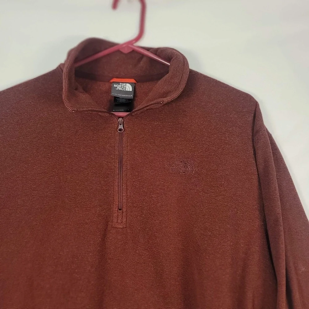 North Face Pullover Mens XL Half Zip Fleece‎ Sweater Outdoors Hiking Lightweight